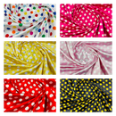 POLKA DOT SATIN CHARMEUSE (by the yard)