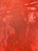 FOGGY SHATTERED GLASS FOIL SPANDEX FABRIC (by the yard)