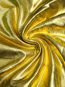 METALLIC FOIL LAME SPANDEX FABRIC (by the yard)