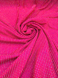 AB-Iridescent Rhinestones On Soft Stretch Nylon Power Mesh Fabric 54” Wide -sold by The Yard.