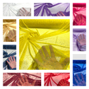 Sheer All Over AB Rhinestones On Stretch Power Mesh Fabric, Dancewear- Sold By The Yard.