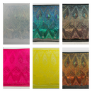 Queens geometric diamond design with shiny sequins on a 4 way stretch mesh fabric- sold by the yard.