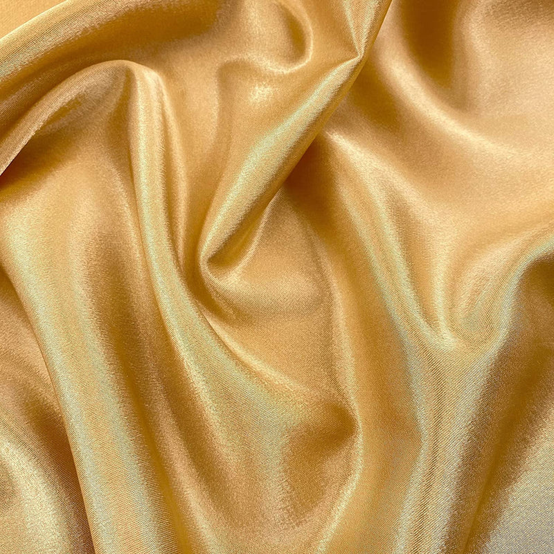 Crepe Back Satin Fabric - #226 Light Gold