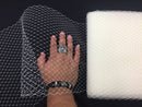Ivory 9 inches Birdcage bridal veil netting - french net trim - prom - wedding - hats - bridal - nightgowns - decorations - sold by the yard. - New Creations Fabric & Foam Inc