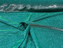 Jade 58/60" Wide Full Glitter Covered Shimmer Fabric By The Yard - New Creations Fabric & Foam Inc