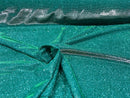 Jade 58/60" Wide Full Glitter Covered Shimmer Fabric By The Yard
