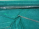 Jade 58/60" Wide Full Glitter Covered Shimmer Fabric By The Yard