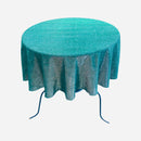 58" ROUND FULL COVERED GLITTER SHIMMER TABLECLOTH