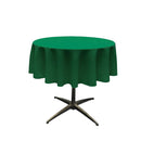 51" ROUND POLYESTER POPLIN TABLECLOTH