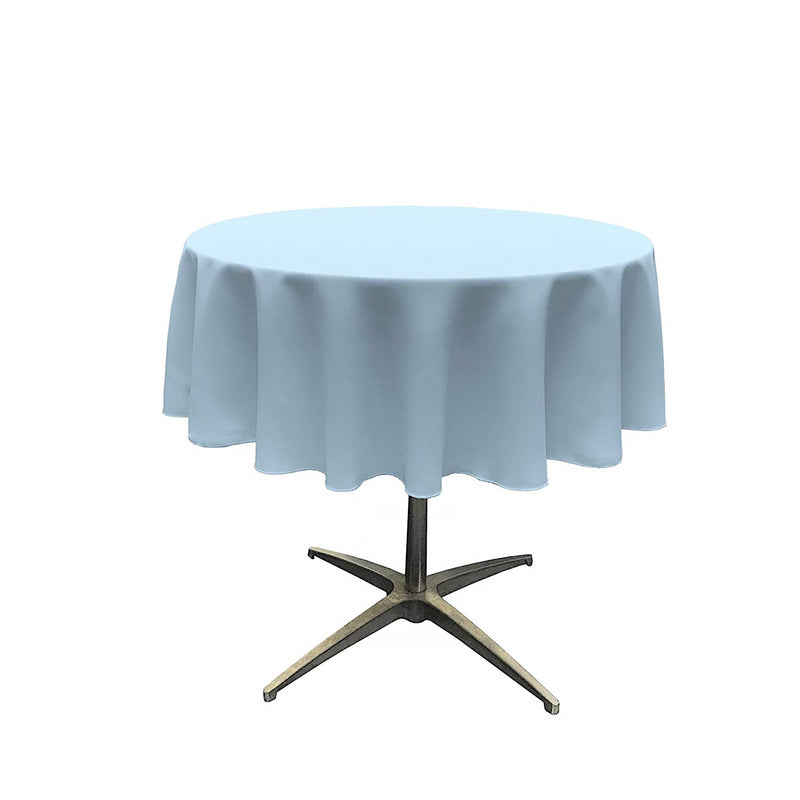 36" Round Polyester Poplin Table Overlay Good For A 24" Round Table With a 6" Round Drop Around