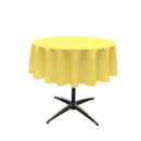 54" ROUND POLY POPLIN TABLECLOTH OVERLAY