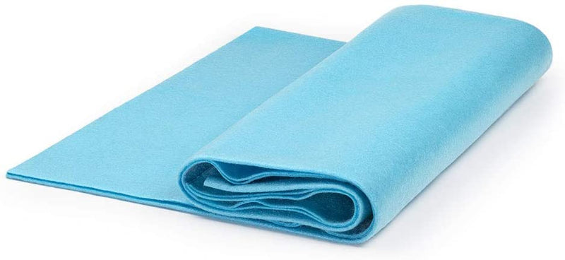 Light Blue Craft Felt by The Yard 72" Wide, School craft-Poker Table Fabric, Sewing Projects.
