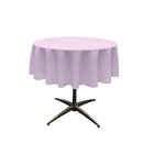 42" ROUND POLYESTER POPLIN TABLECLOTH