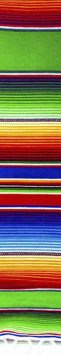 5" Wide by 76" Long Authentic Mexican Serape Graduation Stole Sash