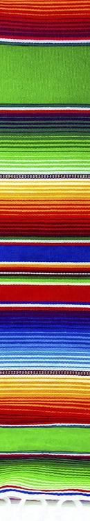 5" Wide by 76" Long Authentic Mexican Serape Graduation Stole Sash