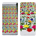 Maria multi color Mexican Sarape floral design embroider on a mesh lace - sold by the yard. - New Creations Fabric & Foam Inc