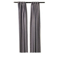 5 Feet Wide x 6 Feet High, Buffalo Checkered Country Plaid Gingham Checkered Backdrop Drapes Curtains Panels, 1 Pair