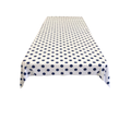 36" x 36" Square Big Polka Dot Poly Cotton Tablecloth