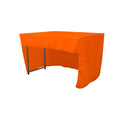 96" Long x 30" Wide x 30" High, Polyester Poplin Fitted Tablecloth with Open Back Design,