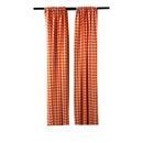 5 Feet Wide x 10 Feet High, Buffalo Checkered Country Plaid Gingham Checkered Backdrop Drapes Curtains Panels, 1 Pair