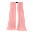 5 Feet Wide x 15 Feet High,  Polyester Seamless Backdrop Drape Curtain Panel / Curtain Room Divider / 2 Panels