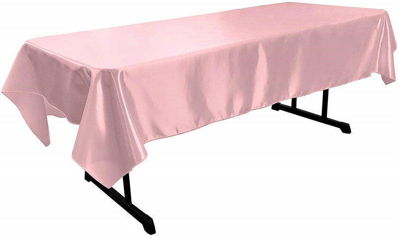 RECTANGULAR BRIDAL SATIN TABLECLOTH (58" x 144" inch)