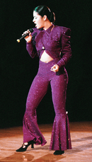 Purple Stretch Velvet With Glitter 59" Wide - Selena Fabric| New Creations Fabric & Foam Inc. - New Creations Fabric & Foam Inc