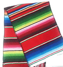 14" Wide x 76" Long - Cinco de Mayo Mexican Serape Cotton Table Runner