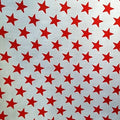 58/59" Wide Stars on Broadcloth  Poly/Cotton Blend Fabric by The Yard