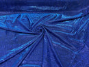 Royal Blue 58/60" Wide Full Glitter Covered Shimmer Fabric By The Yard