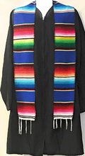 5" Wide by 76" Long Authentic Mexican Serape Graduation Stole Sash