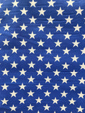 58/59" Wide Stars on Broadcloth  Poly/Cotton Blend Fabric by The Yard
