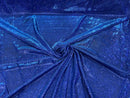 Royal Blue 58/60" Wide Full Glitter Covered Shimmer Fabric By The Yard