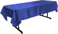 58" x 144" Rectangular Polyester Bridal Satin Table Tablecloth