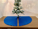 48" Round Decorative Sequins Tree Skirt for Christmas/Thanksgiving Day