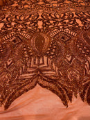 Royalty Sequin Damask Fabric 54” Wide| New Creations Fabric & Foam Inc. - New Creations Fabric & Foam Inc