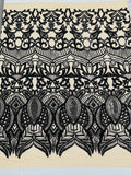 Royalty Sequin Damask Fabric 54” Wide| New Creations Fabric & Foam Inc. - New Creations Fabric & Foam Inc