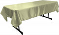 58" x 102" Rectangular Polyester Bridal Satin Table Tablecloth