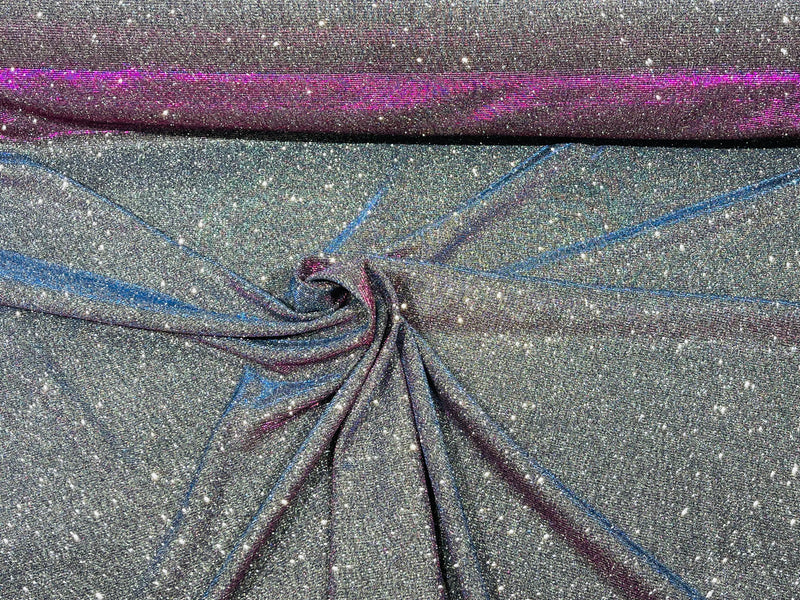 Moon Shadow 58/60" Wide Full Glitter Covered Shimmer Fabric By The Yard