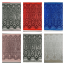 Small Damask Pattern Sequin Fabric 54” Wide| New Creations Fabric & Foam Inc. - New Creations Fabric & Foam Inc