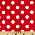 58/59" Wide Premium Polka Dot Print Broadcloth Poly/Cotton Fabric By The Yard