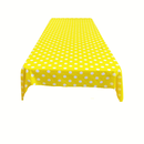 36" x 36" Square Small Polka Dot Poly Cotton Tablecloth